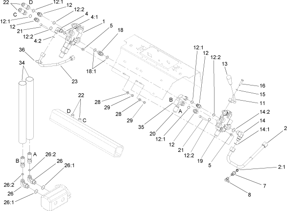 toro dingo 323 hydraulic valves diagram