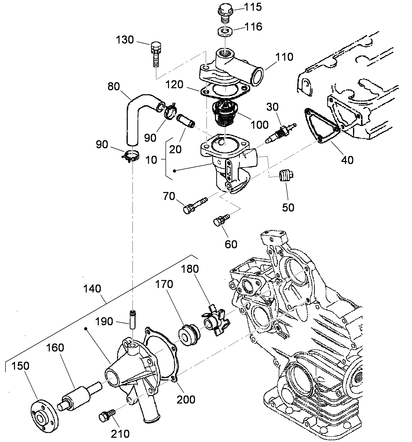 toro dingo 525 water pump coolant