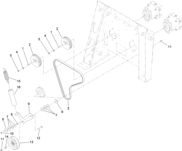 toro dingo idler pulley