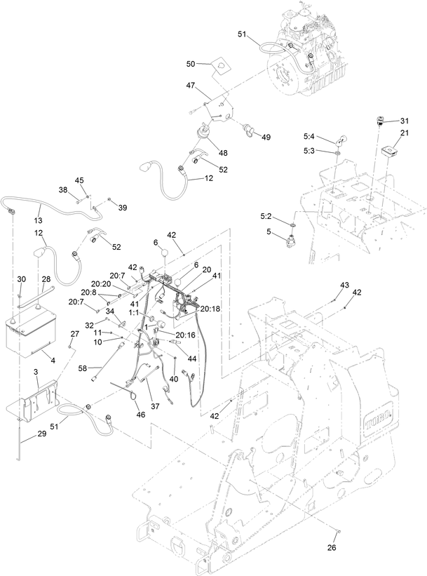 toro dingo tx 1000 ignition switch