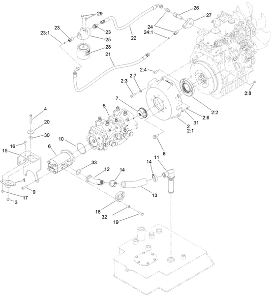 tx 1000 hydraulic drive pump