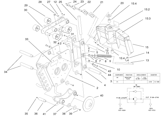 toro vibratory plow model 22910 parts lookup