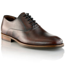 Pantofi barbatesti din piele - British Oxford - Maro Ciocolata