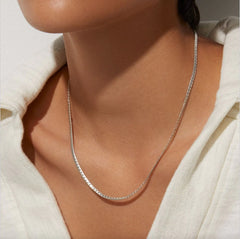 silver Jenny bird priya snake necklace