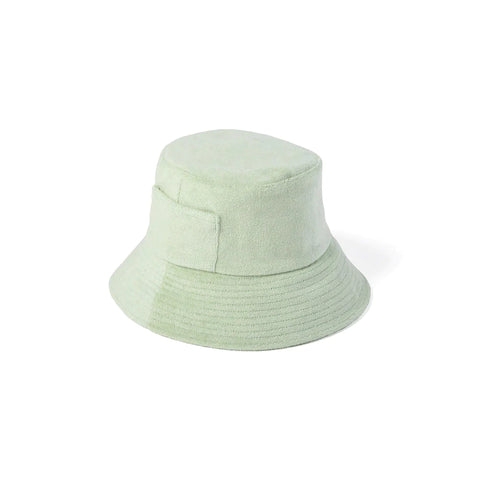 wave bucket hat mint green lack of color 