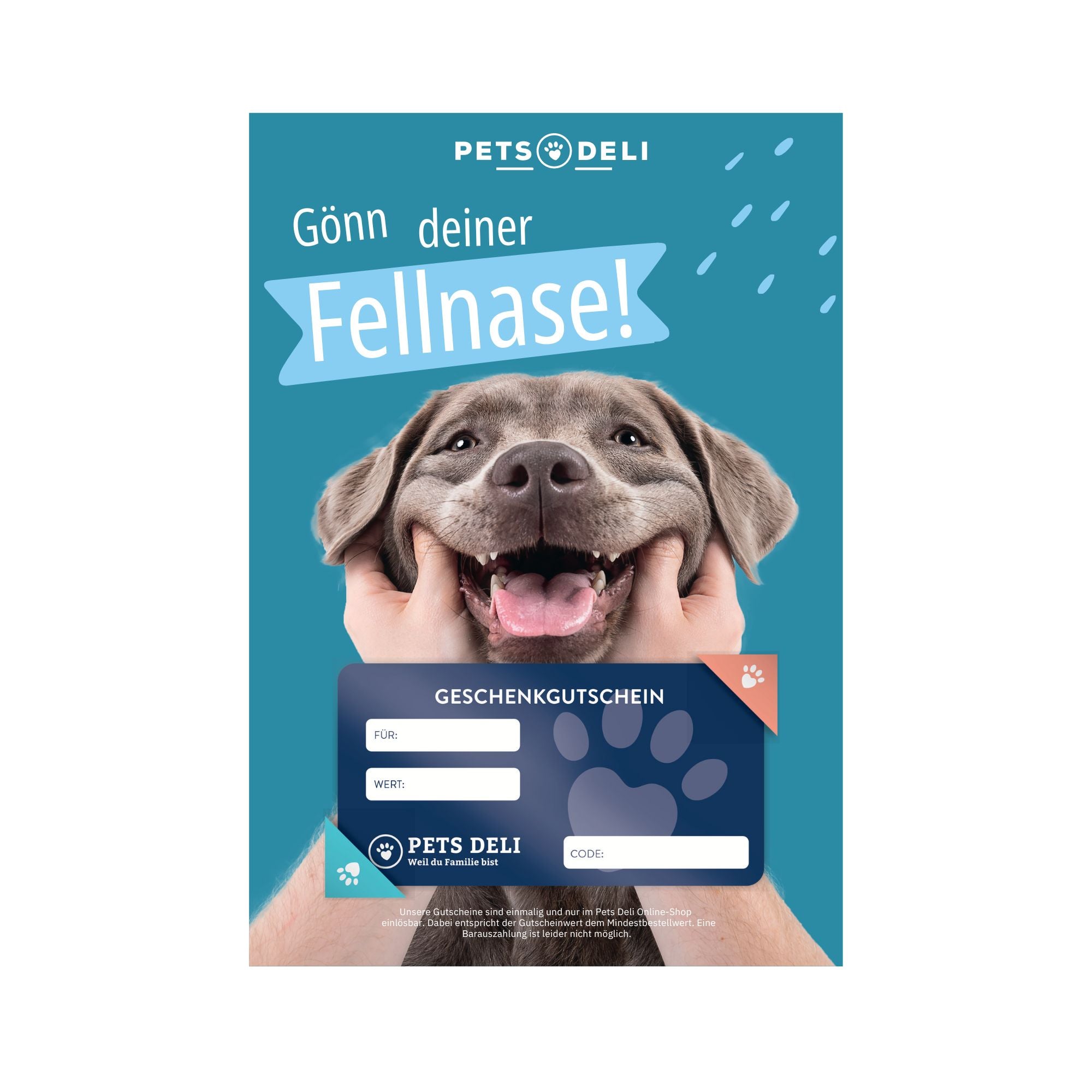 Pets Deli Geschenkgutschein (Gutschein zum Download)