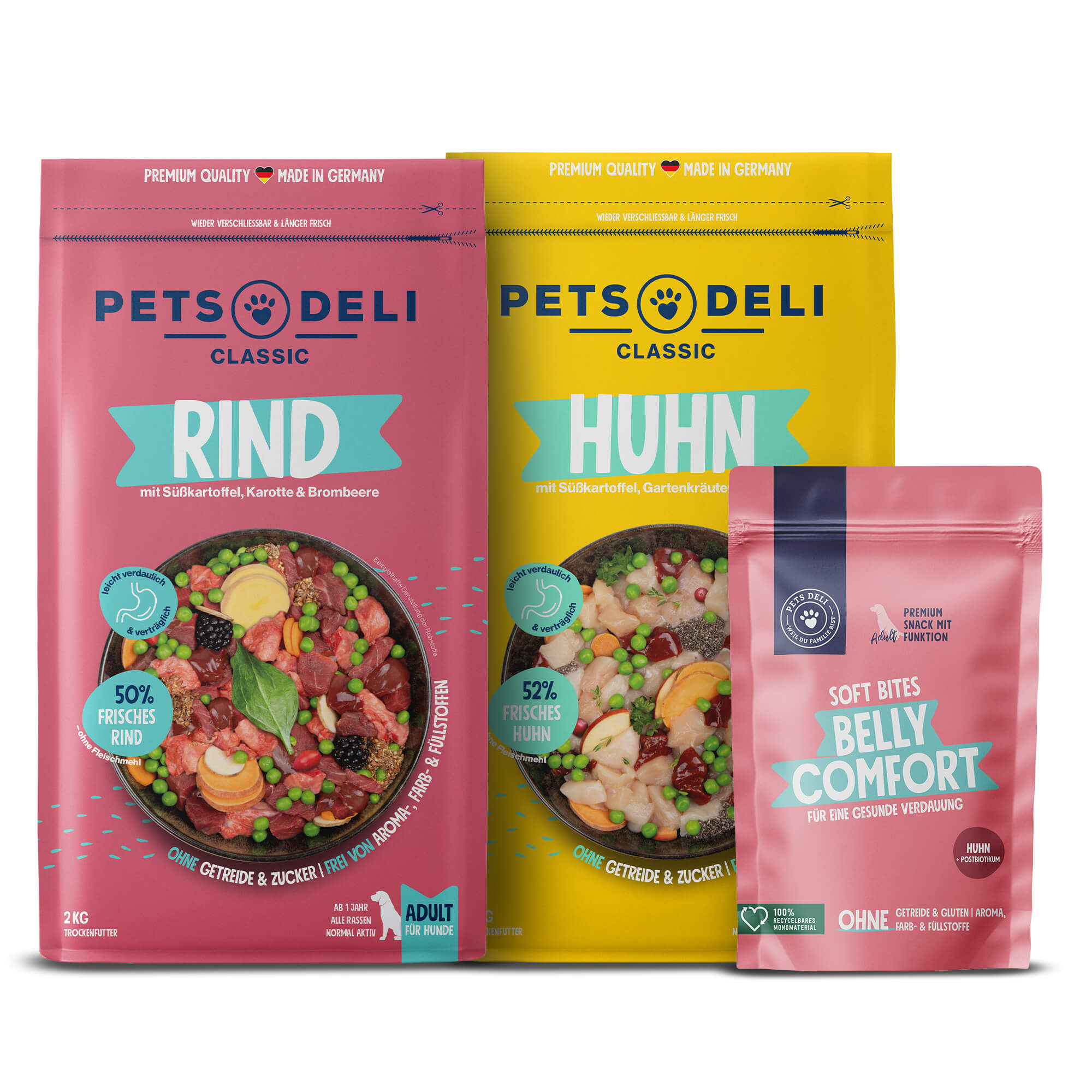 Trockenfutter Bundle Rind & Huhn für Hunde -50%