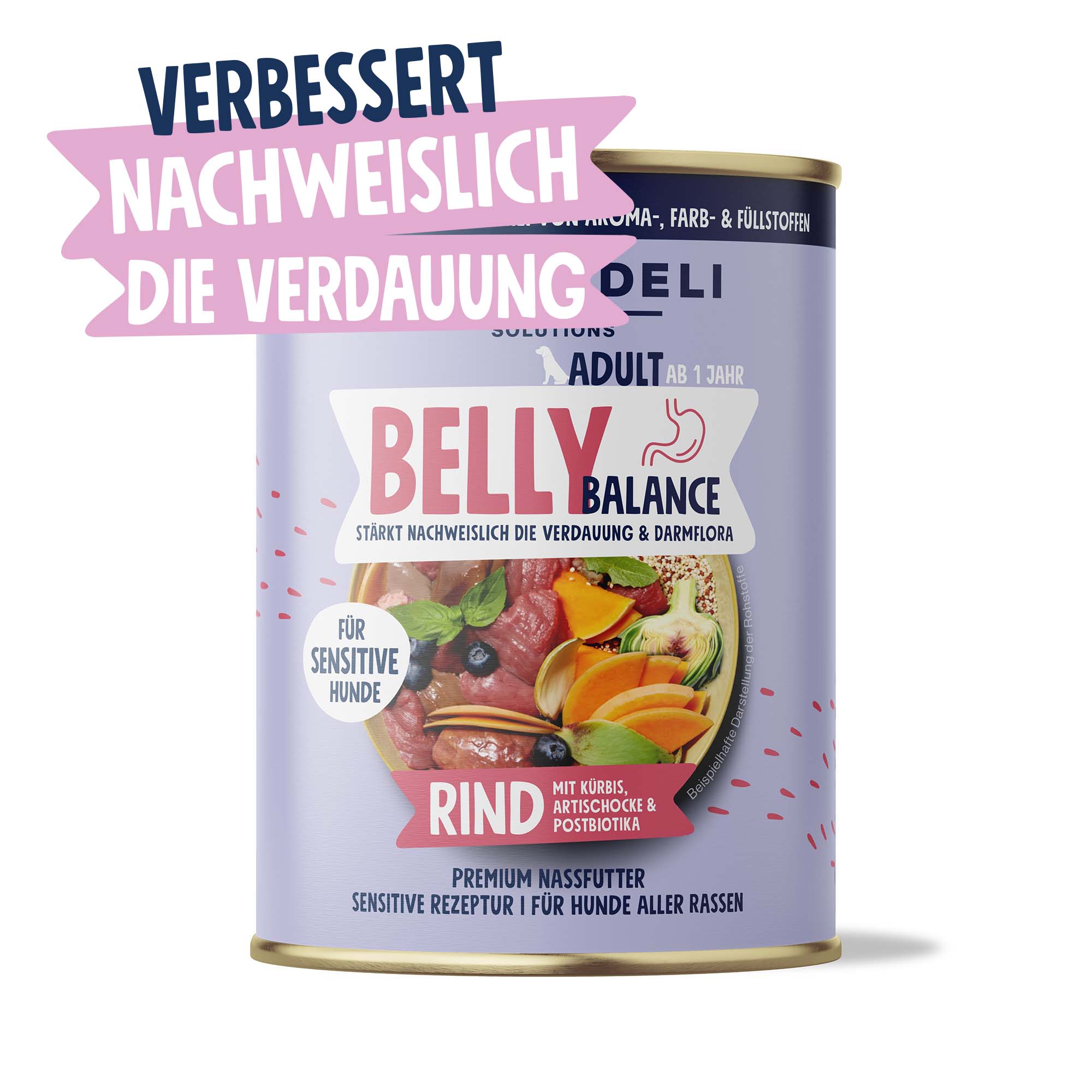 "Belly Balance" Rind – stärkt wissenschaftlich bewiesen die Verdauung