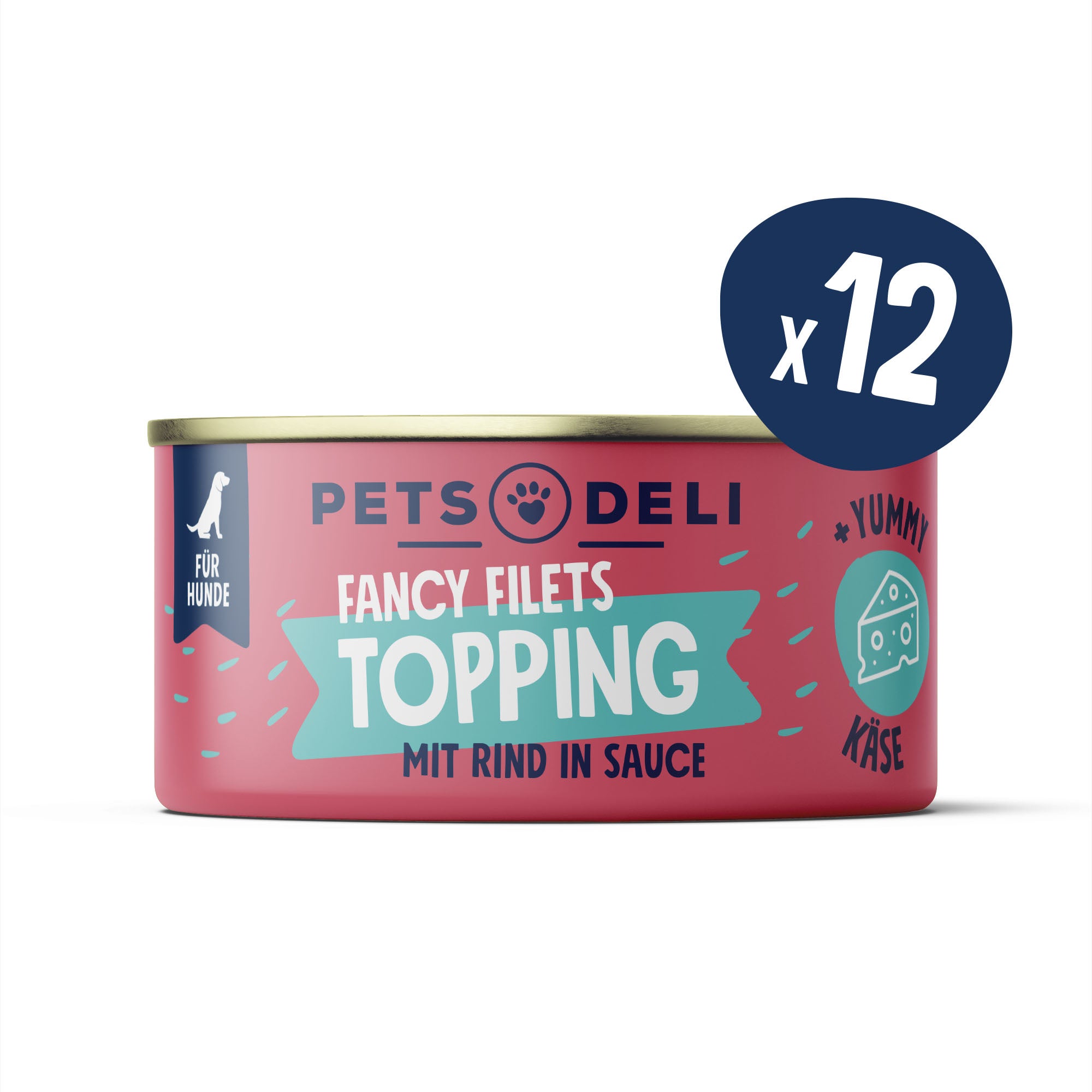 tests-Pets Deli Fancy Filets Topping Akzeptanz mit Rind-Bild