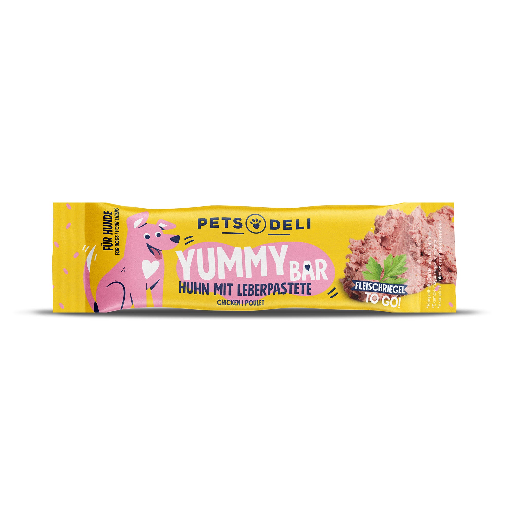 Snack Yummy Bar Huhn mit Leberpastete für Hunde