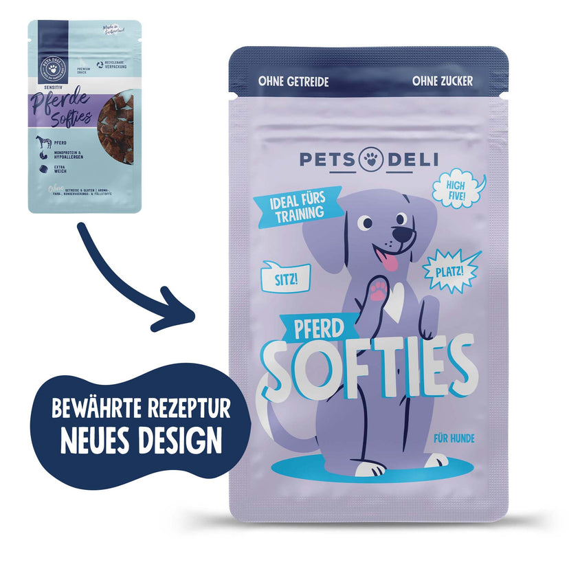 Snack Sensitiv Pferde Softies für Hunde