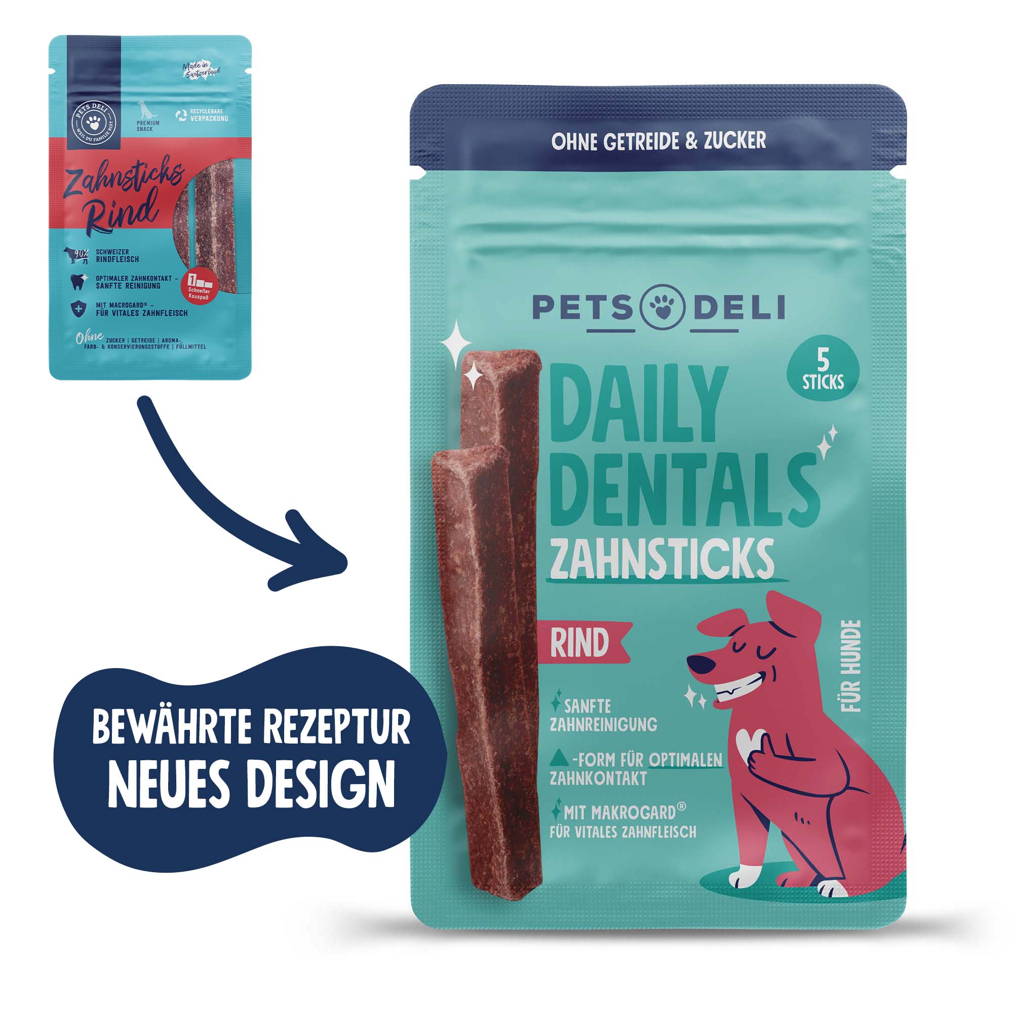 Snack Denta Rind Sticks für Hunde