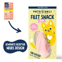 Snack Filetsnack Hühnerbrustfilet im eigenen Saft für Katzen