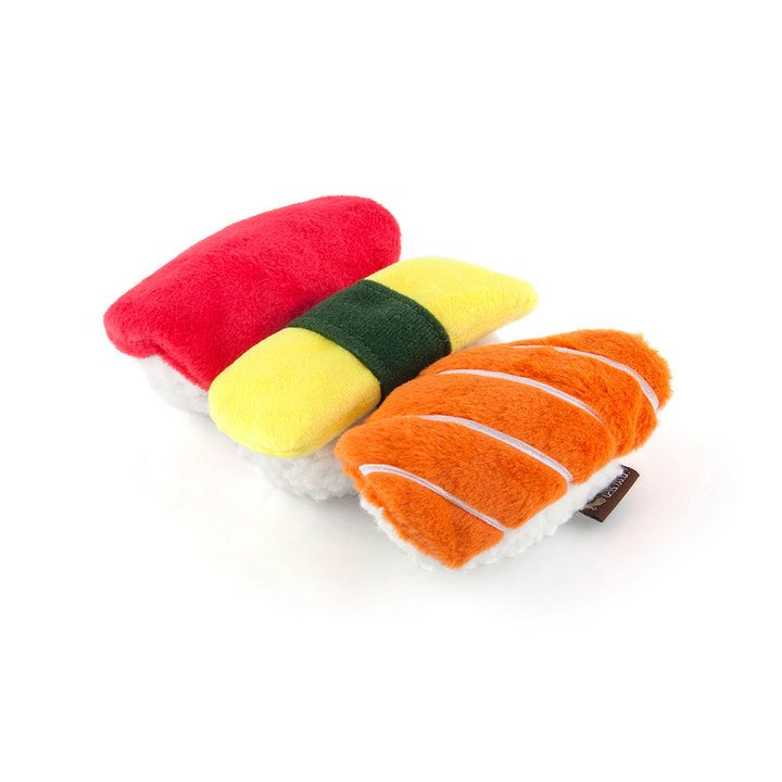 Spielzeug freches Sushi mit Bio-Katzenminze für Katzen
