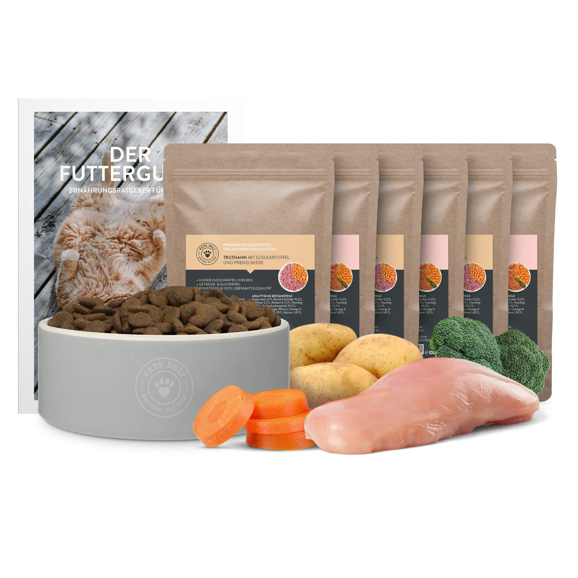 Trockenfutter Probierpaket 6x100g für Katzen - Comp TroFu Katze Probierpaket