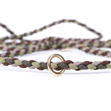 Zubehör Halsband Leinen Set Biothane Olive/Grün für Hunde