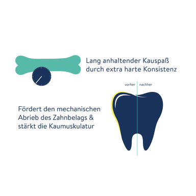 Snack Denta Knochen mit Rind für Hunde