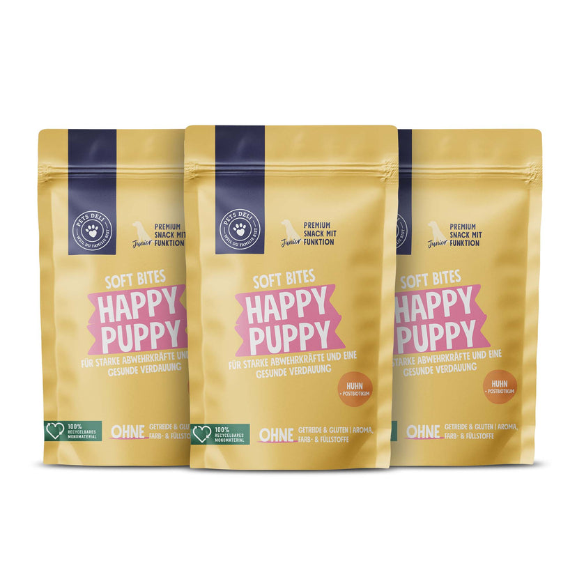 Snack Soft Bites Happy Puppy für Hunde