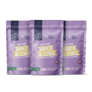 Snack Soft Bites Snack & Chill für Hunde