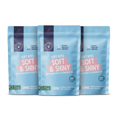 Snack Soft Bites Soft & Shiny für Hunde