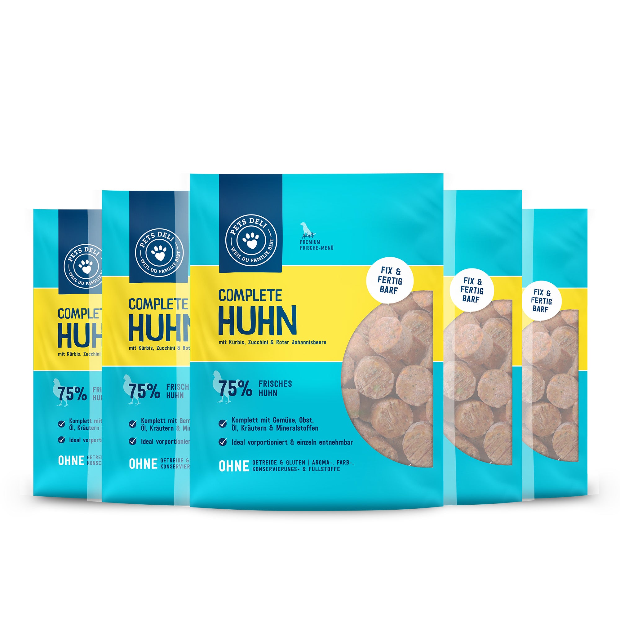 Frische-Menü Complete Huhn für Hunde