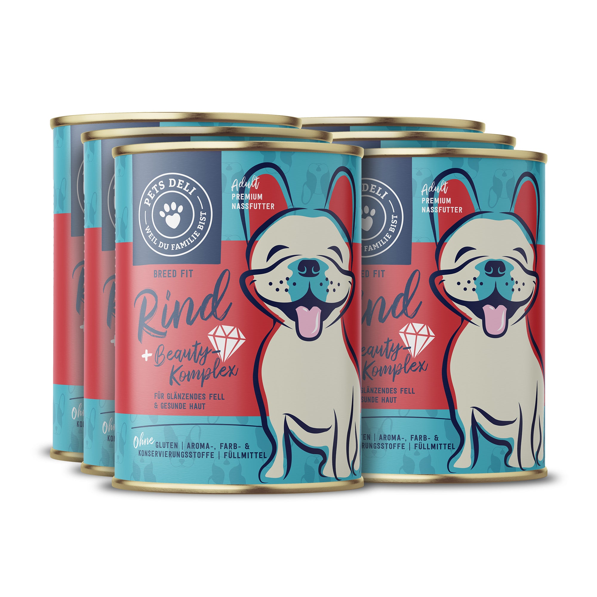 tests-Pets Deli "Breed Fit Frenchie" Rind mit Beauty-Komplex-Bild