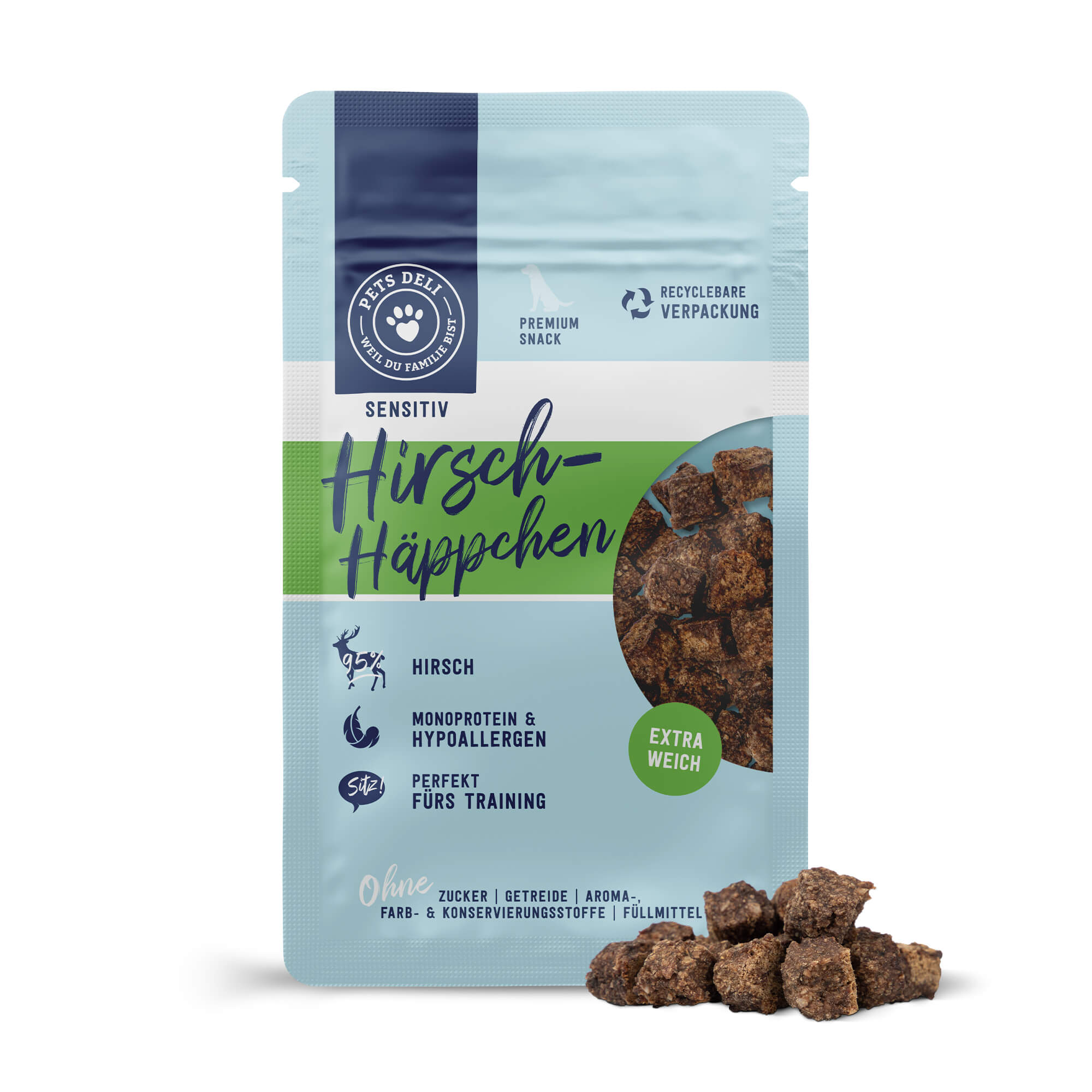 Snack Training Hirsch Häppchen für Hunde