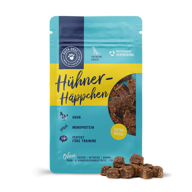 Snack Hühnerhäppchen für Hunde