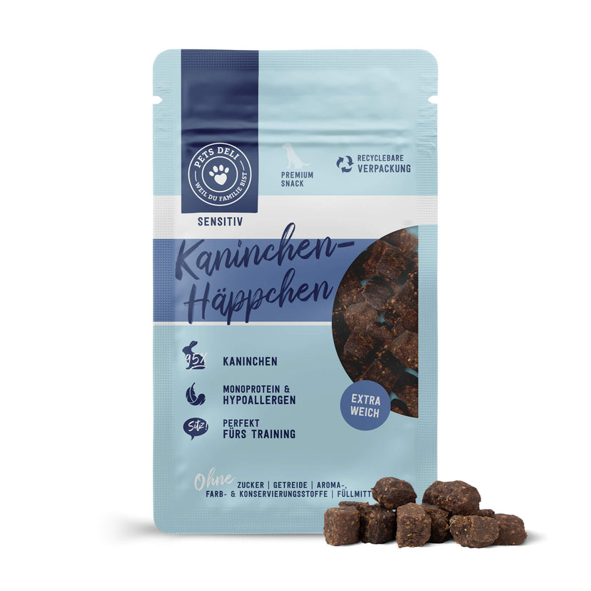 Snack Training Kaninchen Häppchen für Hunde