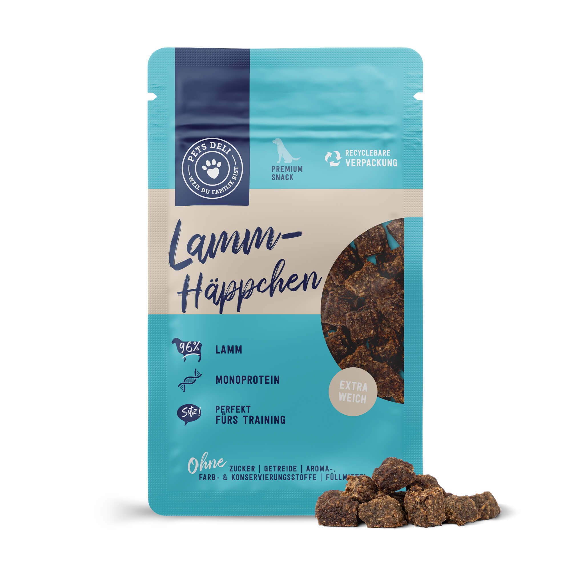 Snack Lammhäppchen für Hunde