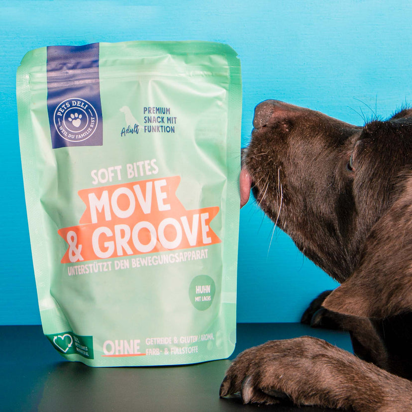 Snack Soft Bites Move & Groove für Hunde