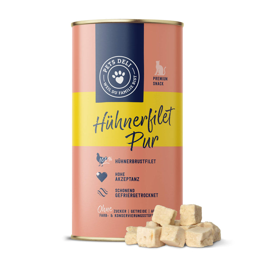 Snack Freeze Dried Hühnerfilet für Katzen