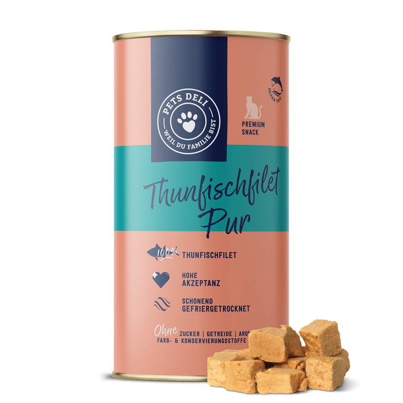 Snack Freeze Dried Thunfischfilet für Katzen