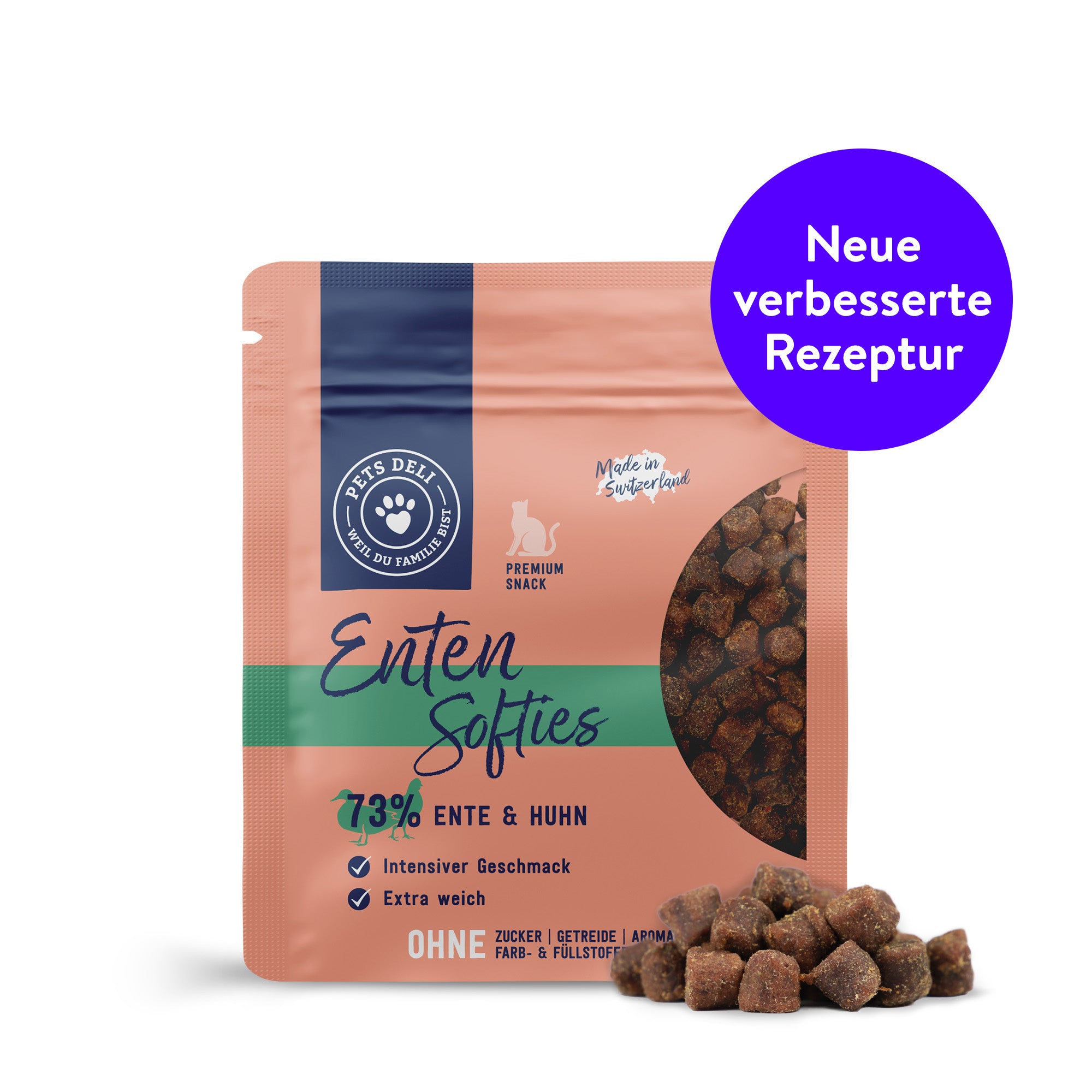 Snack Softies Ente für Katzen