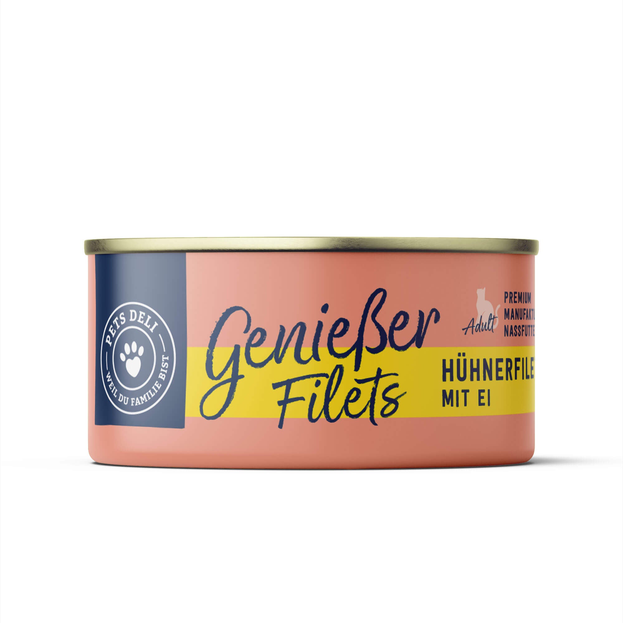 Nassfutter "Genießer Filets" Huhn mit Ei