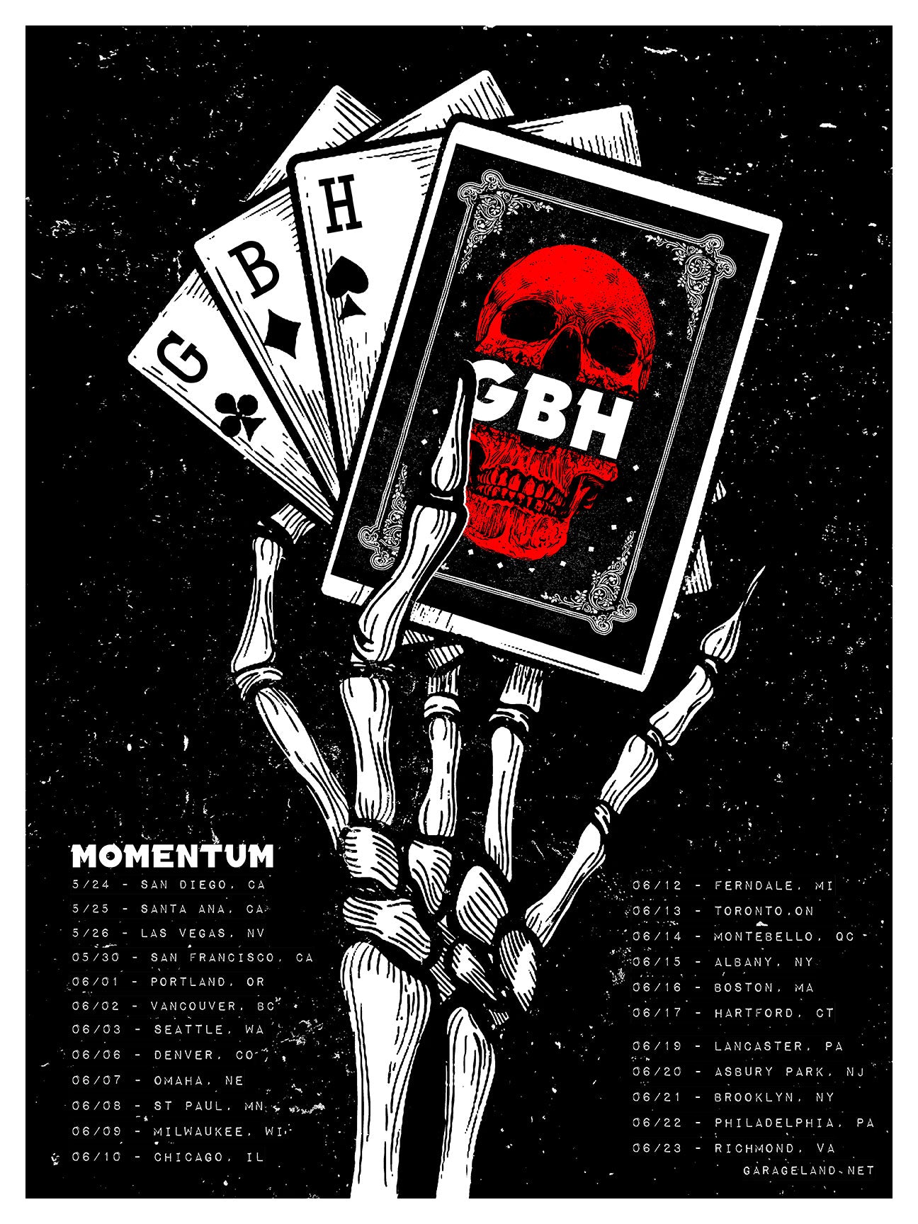 GBH 2018 Tour Poster