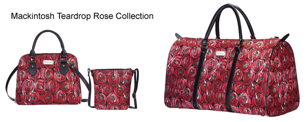 Signare tapestry Mackintosh rose and teardrop collection