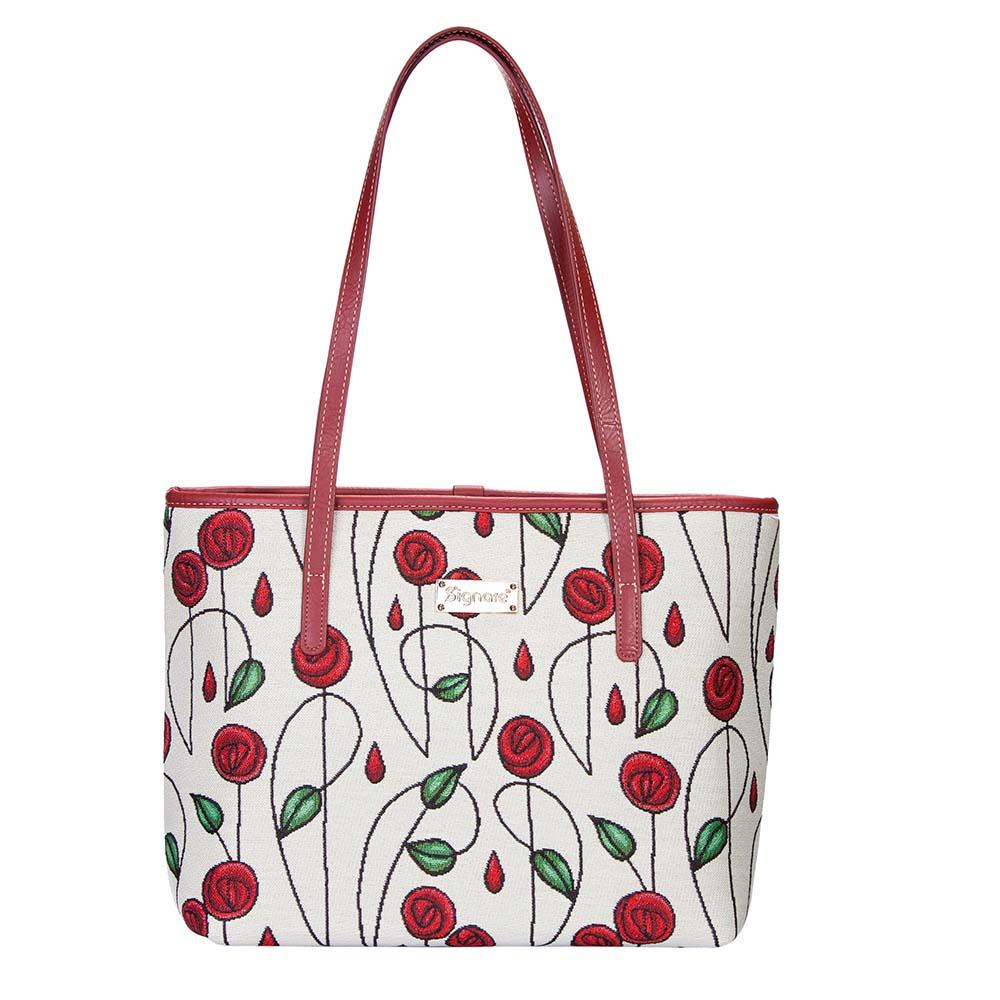 Mackintosh Rose Shoulder Tote Bag | Signaretapestry.com – Signare Tapestry