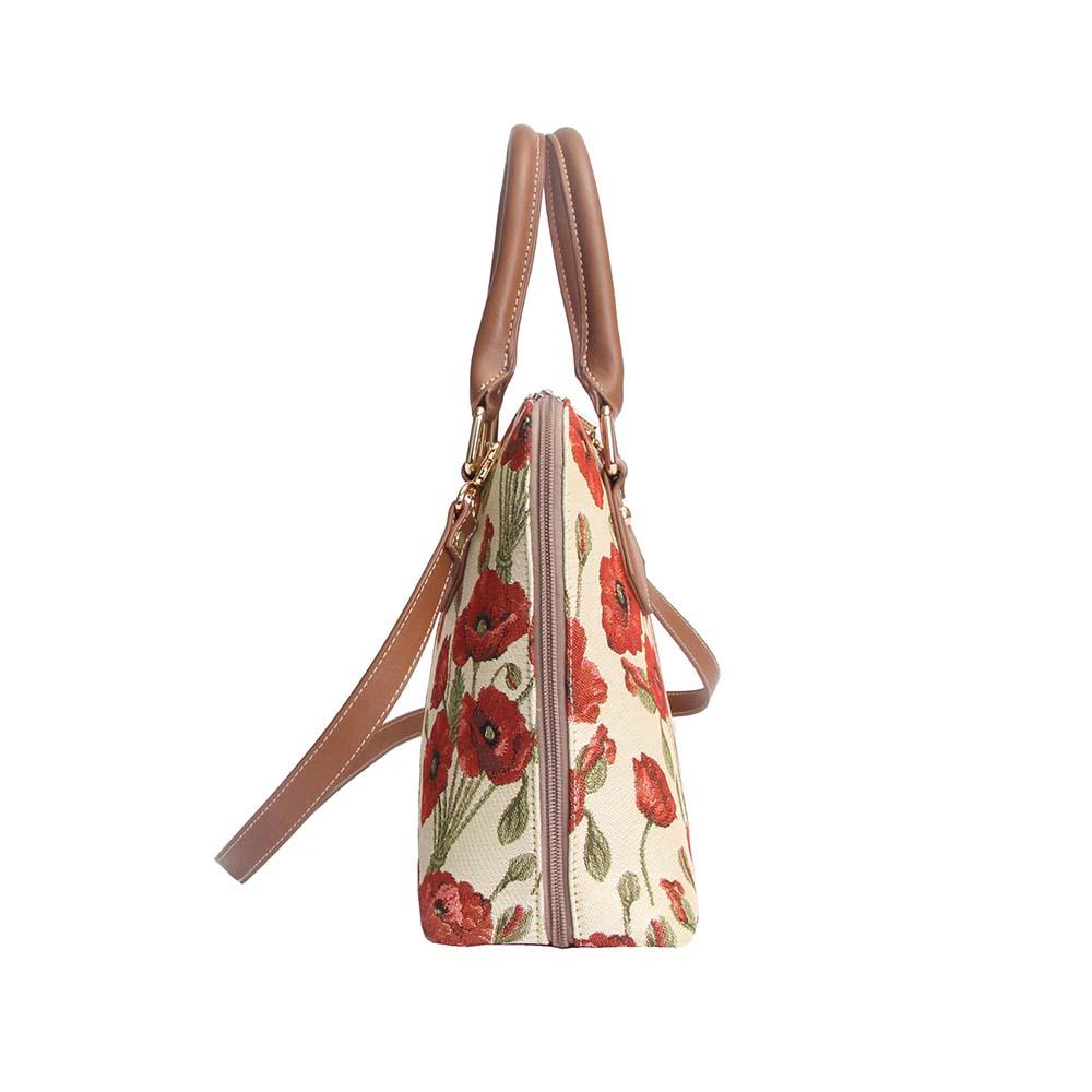 Poppy - Top Handle Shoulder Bag | Signaretapestry.com – Signare Tapestry