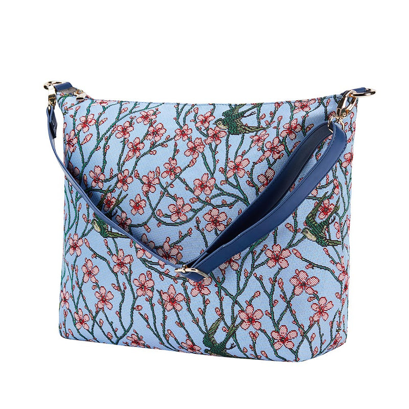V&A Licensed Almond Blossom and Swallow - Slouch Bag – Signare Tapestry