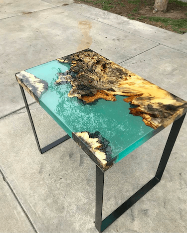 Epoxy Resin Table - A River Runs through it... - Pro Marine Supplies