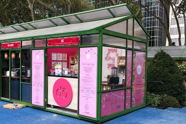 image of booth at bryant park