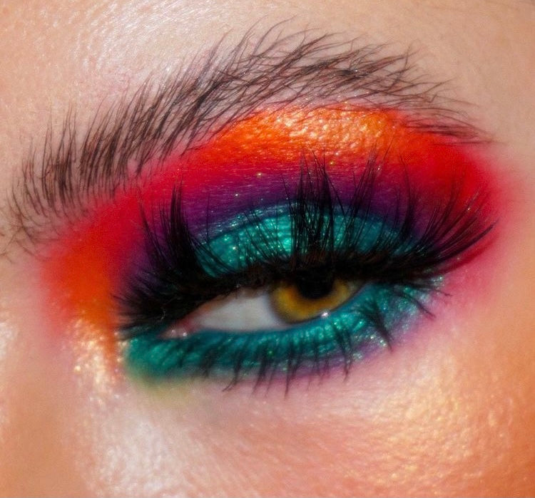 rainbow-eye-look