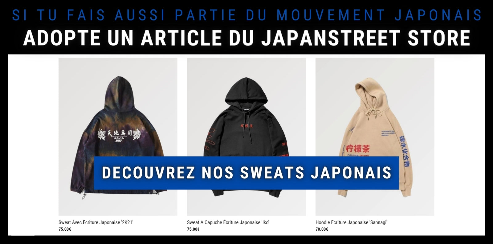 Sweats japonais