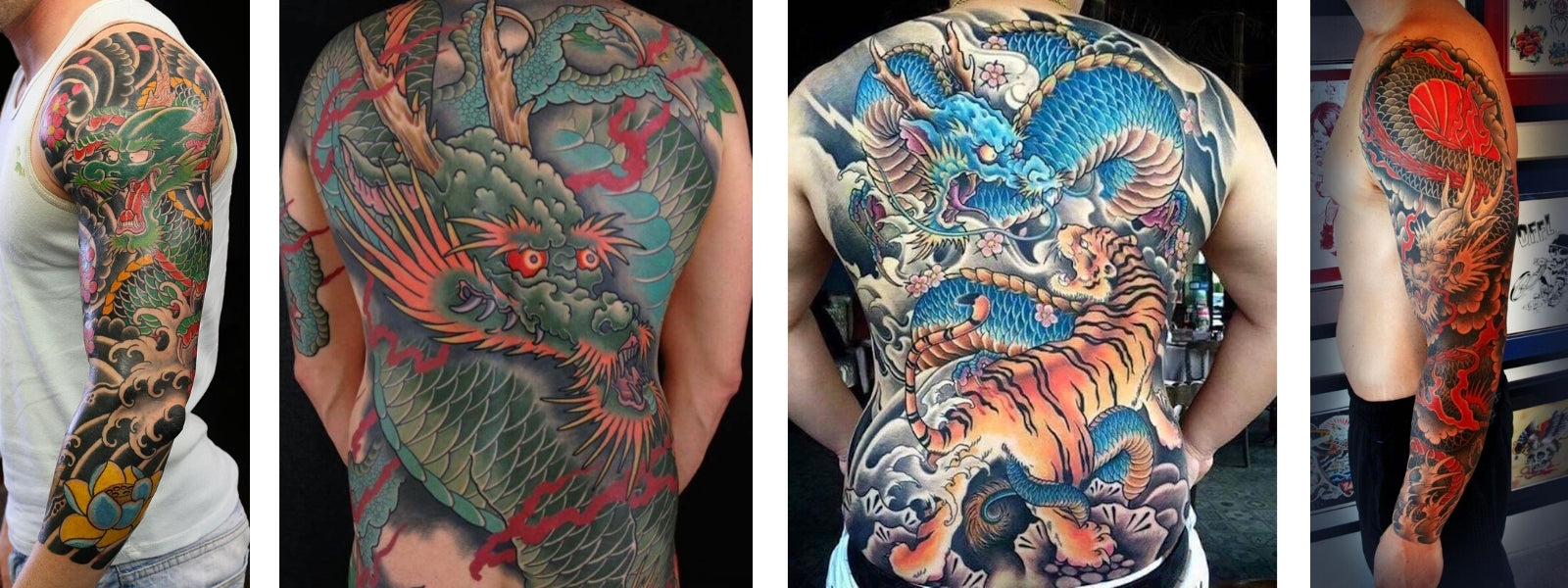 tatouages dragons japonais