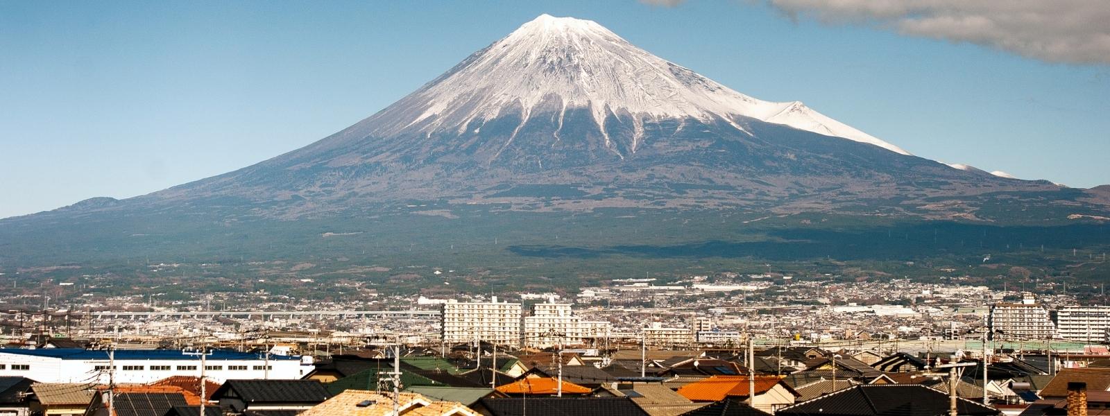 Vue du Mont Fuji depuis le Shinkansen