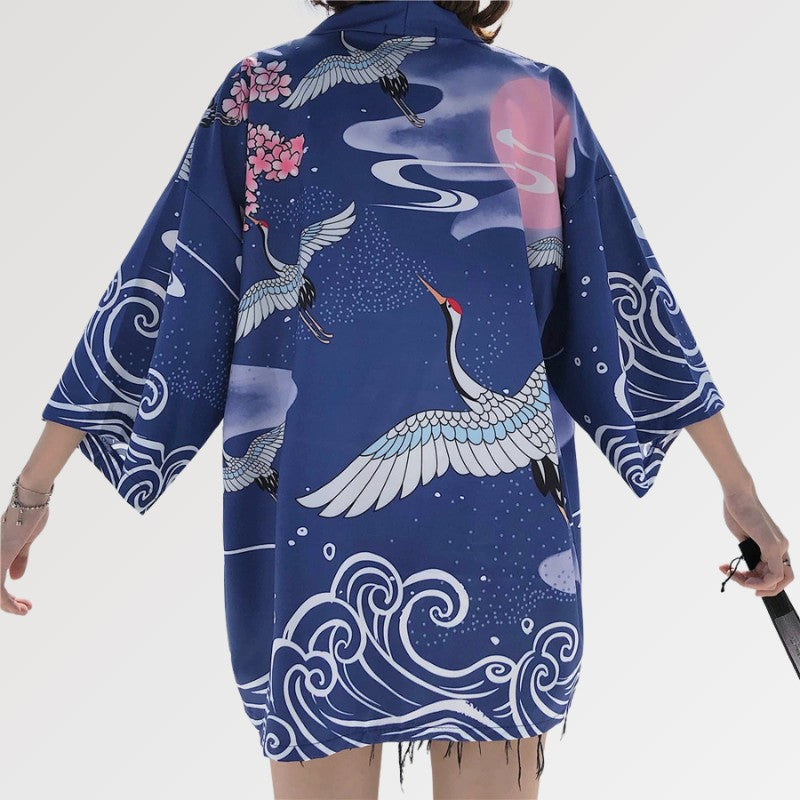 Women's Original 'Natsuko' Kimono Jacket - Japanesestreetwear.store