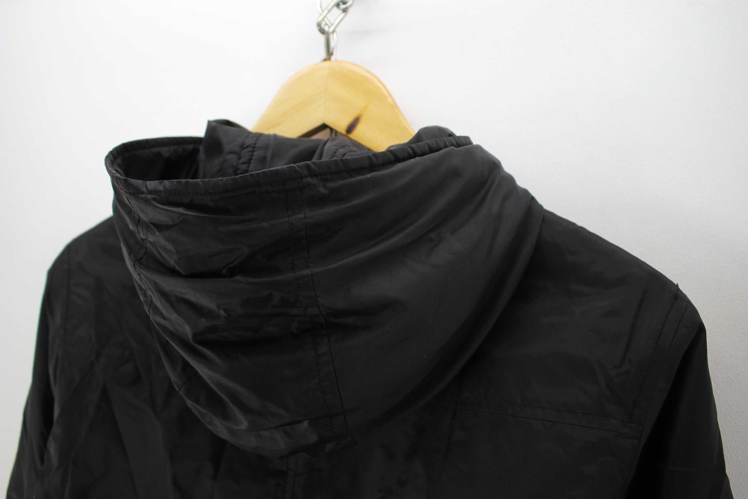 calvin klein black rain jacket