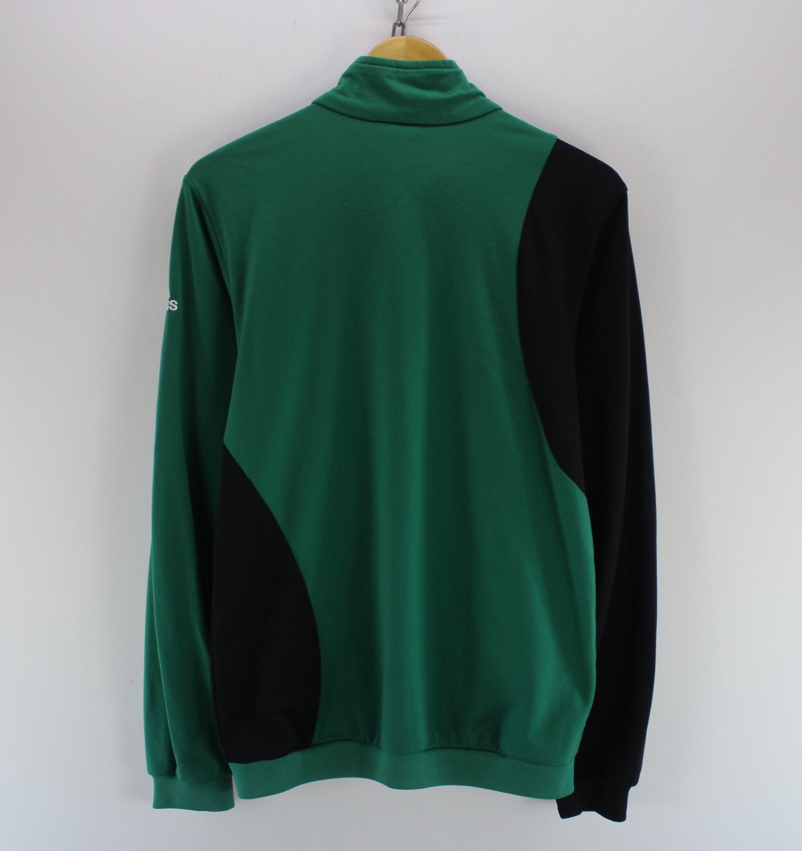 mens green adidas tracksuit top