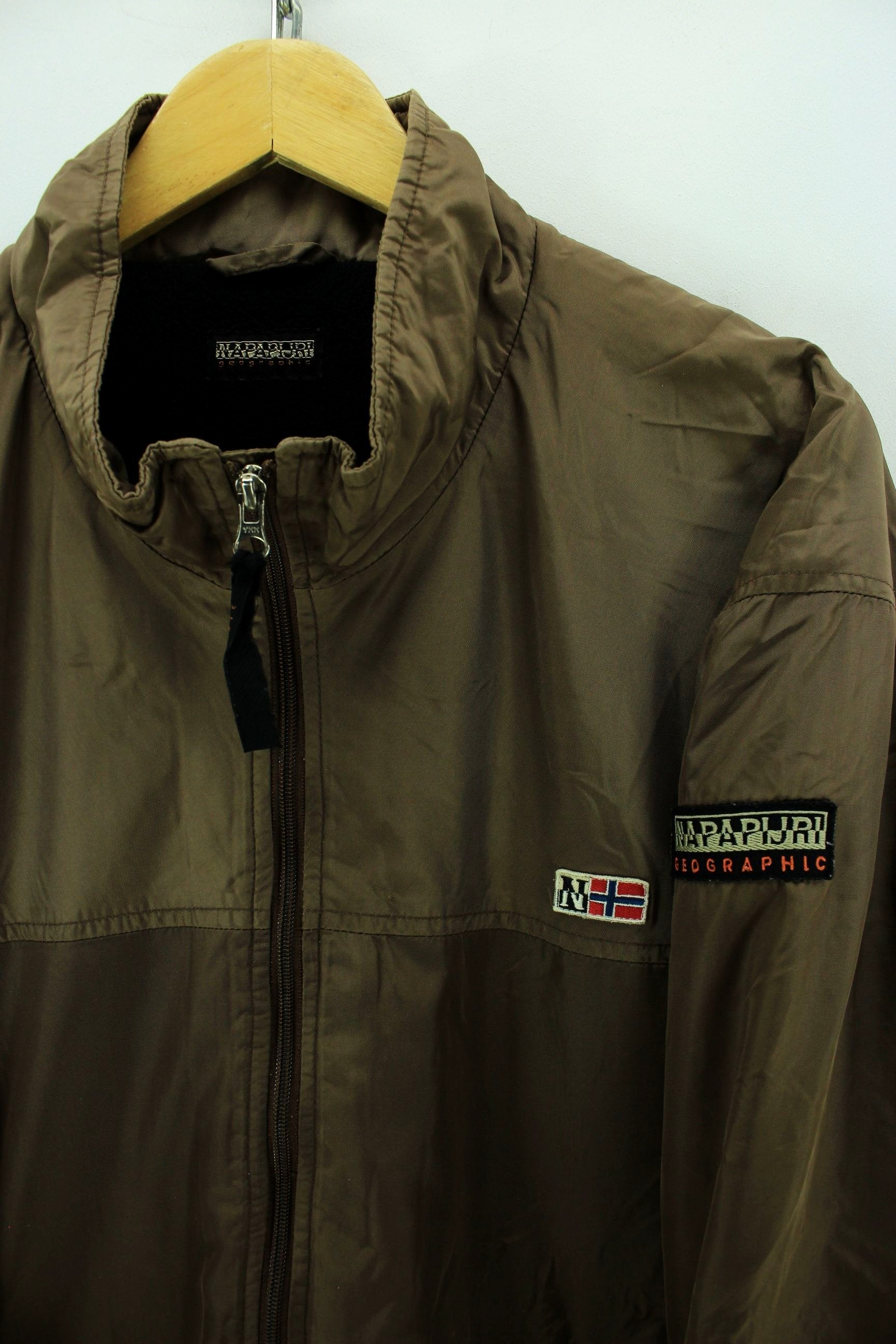 brown outdoor jacket